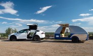 Electrified camping trailer works as EV range extender and home power backup