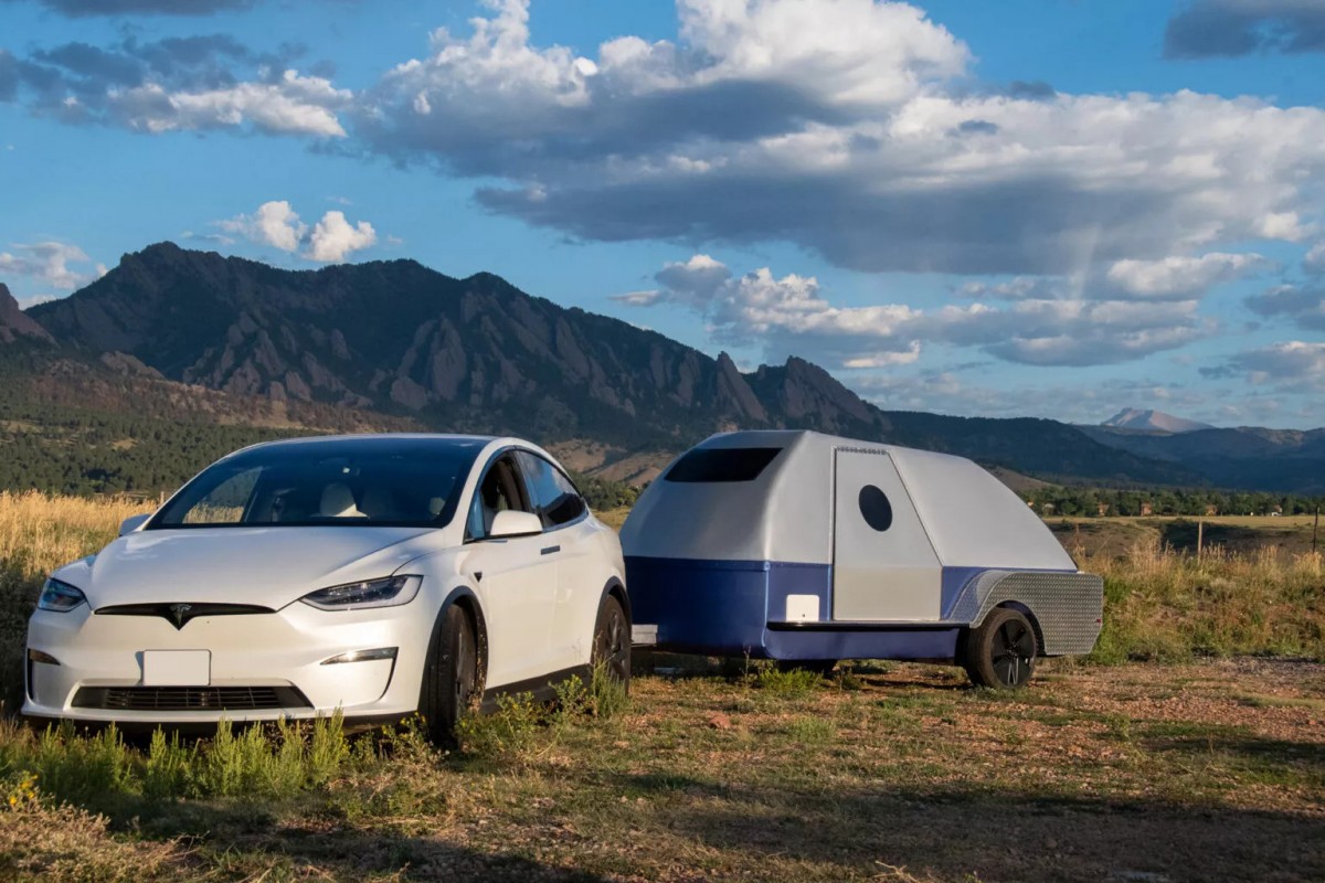 Electrified camping trailer works as EV range extender and home power backup