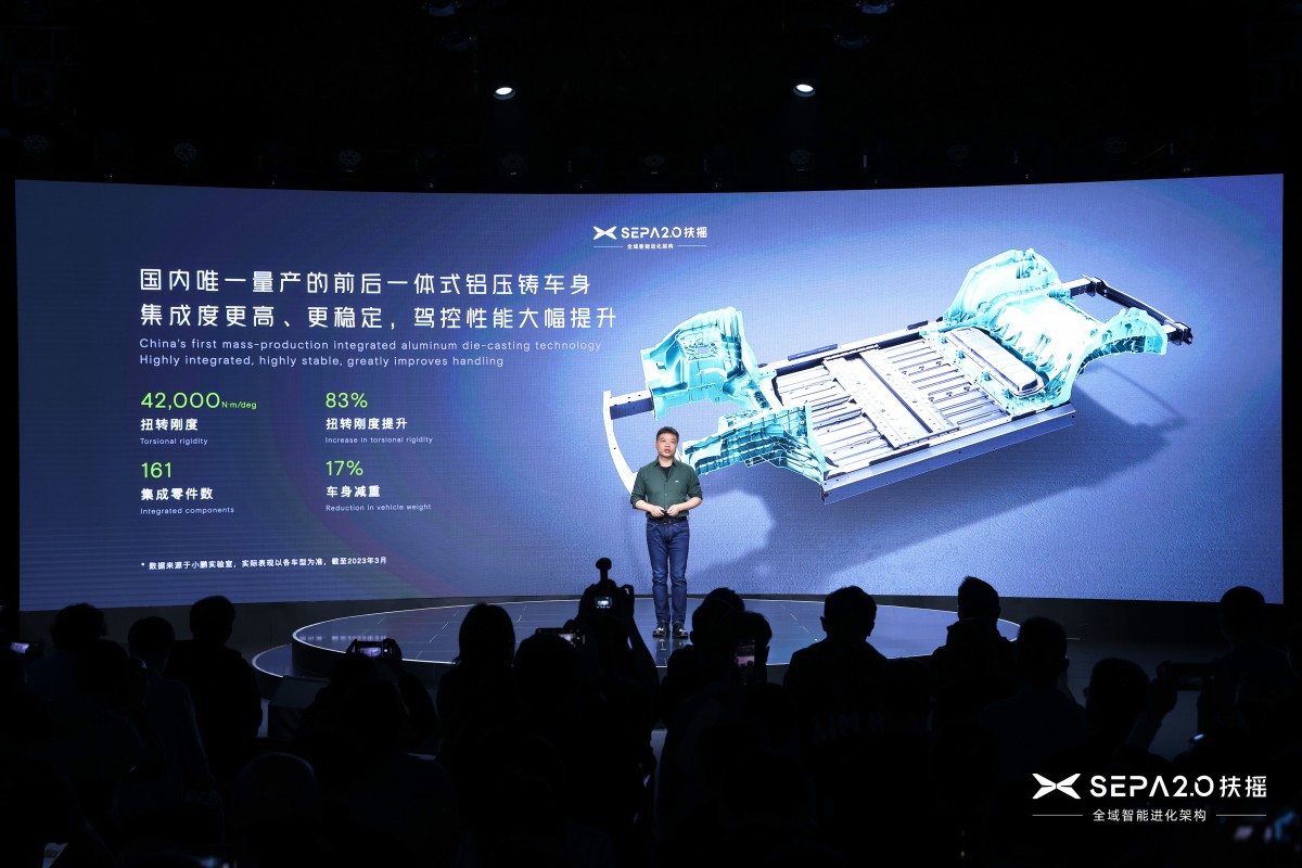 XPeng introduces a new EV platform with lower production costs