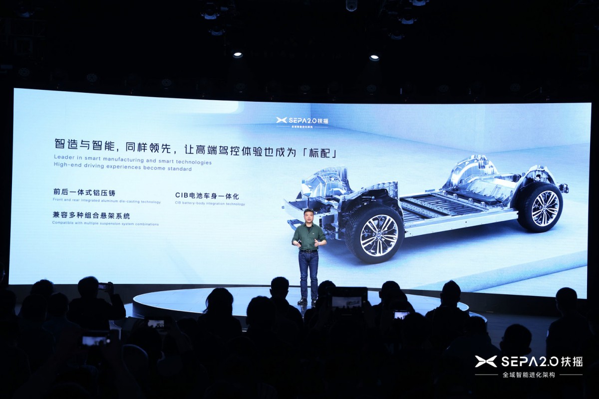 XPeng introduces a new EV platform with lower production costs