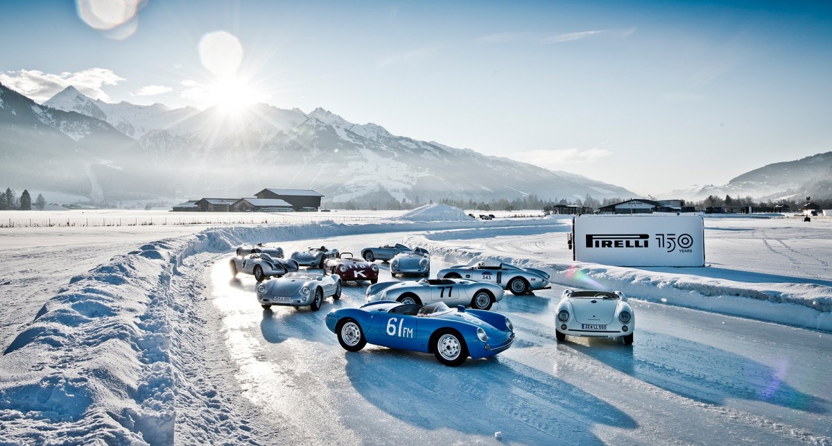 All kinds of cars come to Austria to race on ice