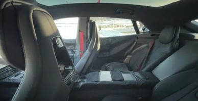 Interior spy shots of the Lotus Envya