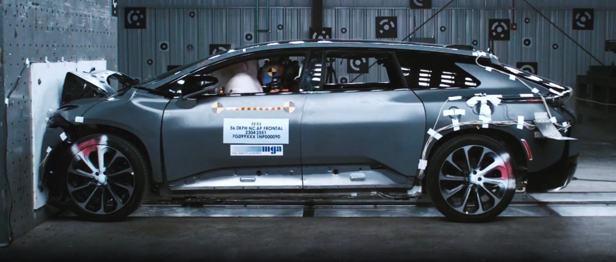 Faraday Future FF91 passes crash test requirements