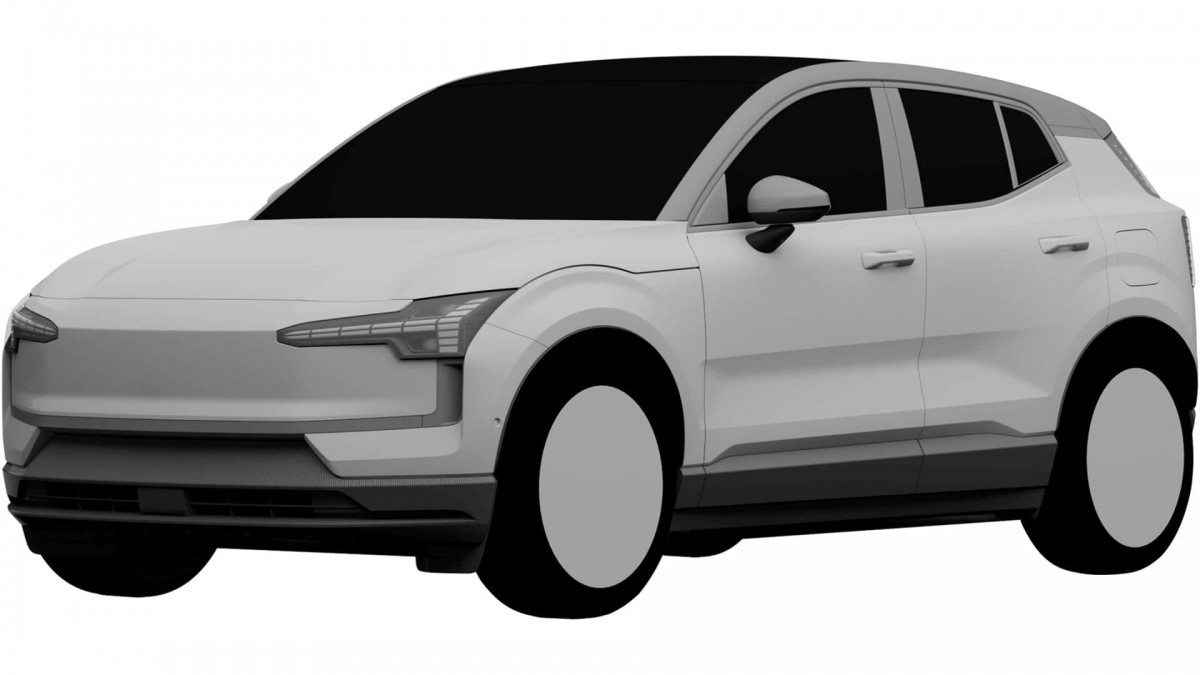 Volvo EX30 design patent rendering