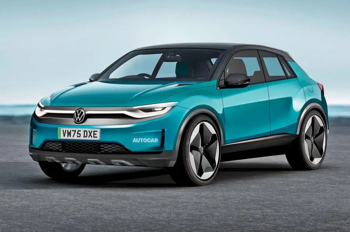 According to Autocar this is what the electric Tiguan may look like