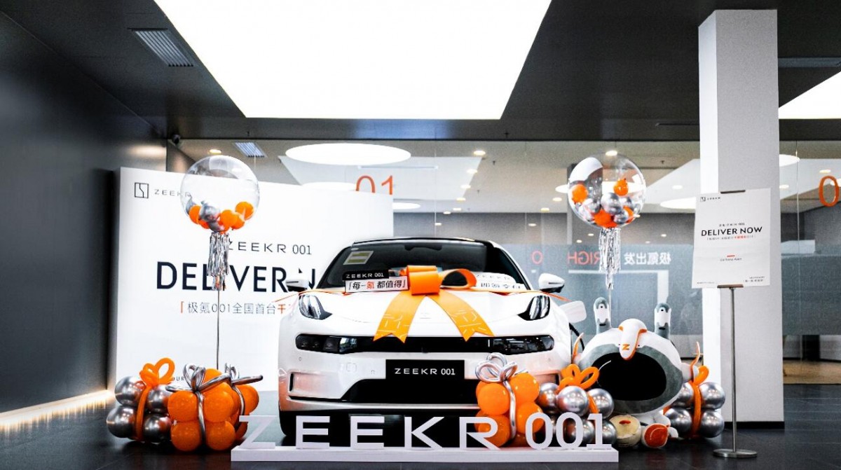 Zeekr 001 with 140 kWh Qilin battery deliveries begin