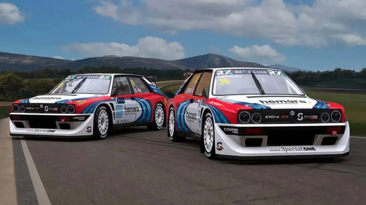 Classic Lancia Delta Integrale turns into a 671 hp electric rallycross rocket