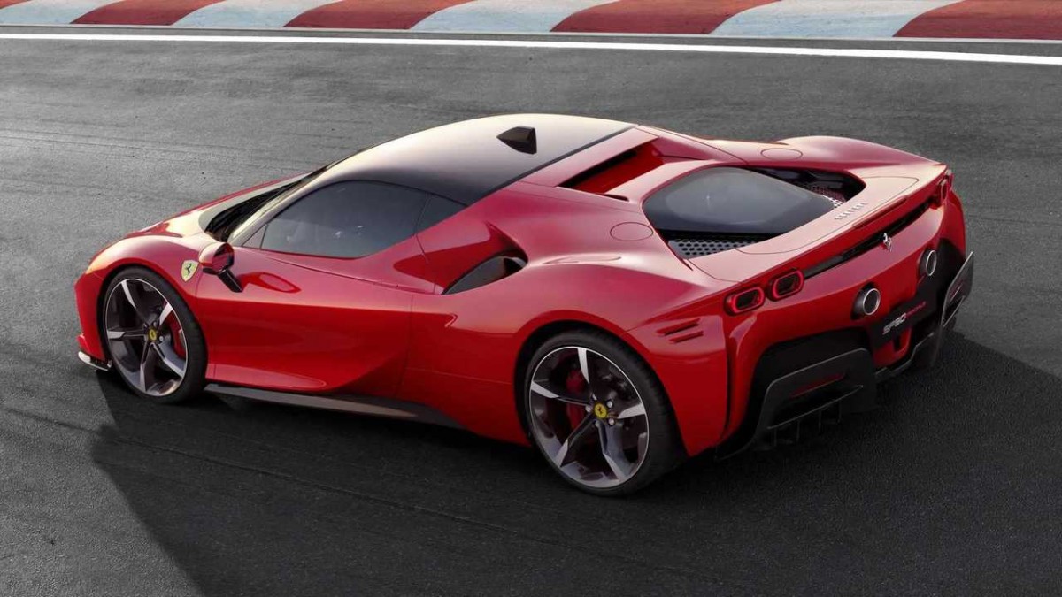 For now only hybrids - but Ferrari is already working on an electric supercar