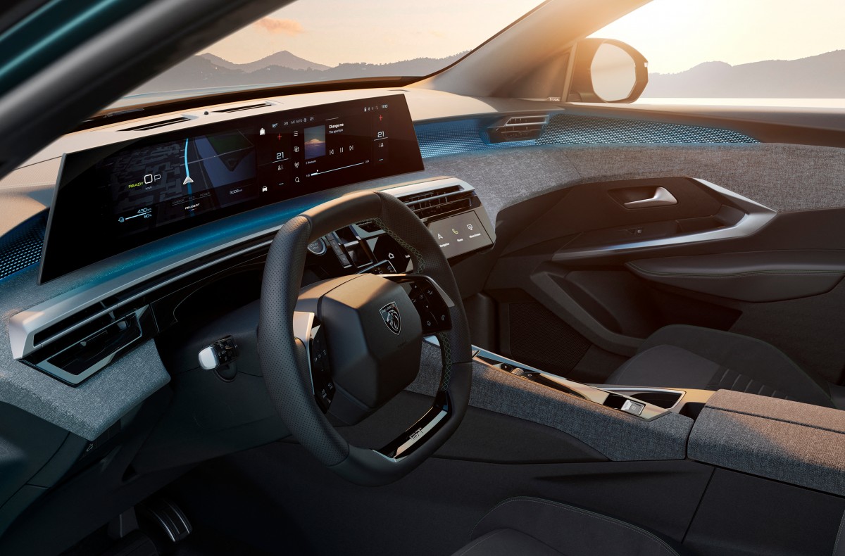 Peugeot starts teasing the upcoming 3008 EV's ''panoramic i-Cockpit''