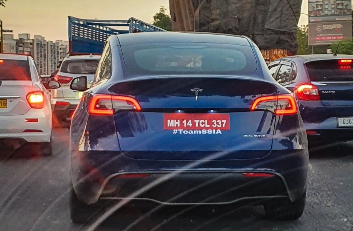 Last year Teslas were spotted testing on Indian roads