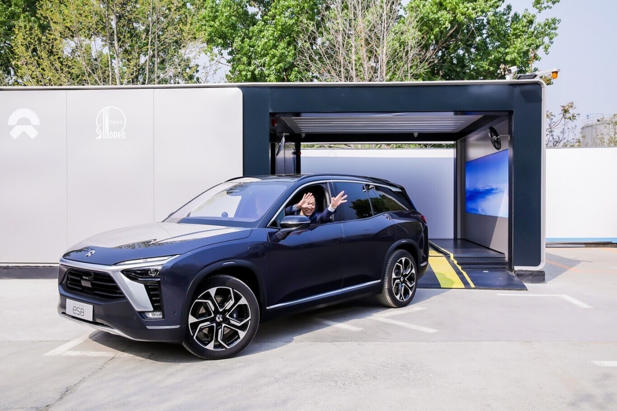 Nio vehicles already use autonomous software at battery-swap stations