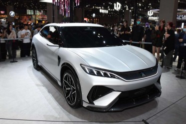 The car at the Shanghai auto show