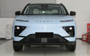 Chery eQ7 electric SUV rolling off the line