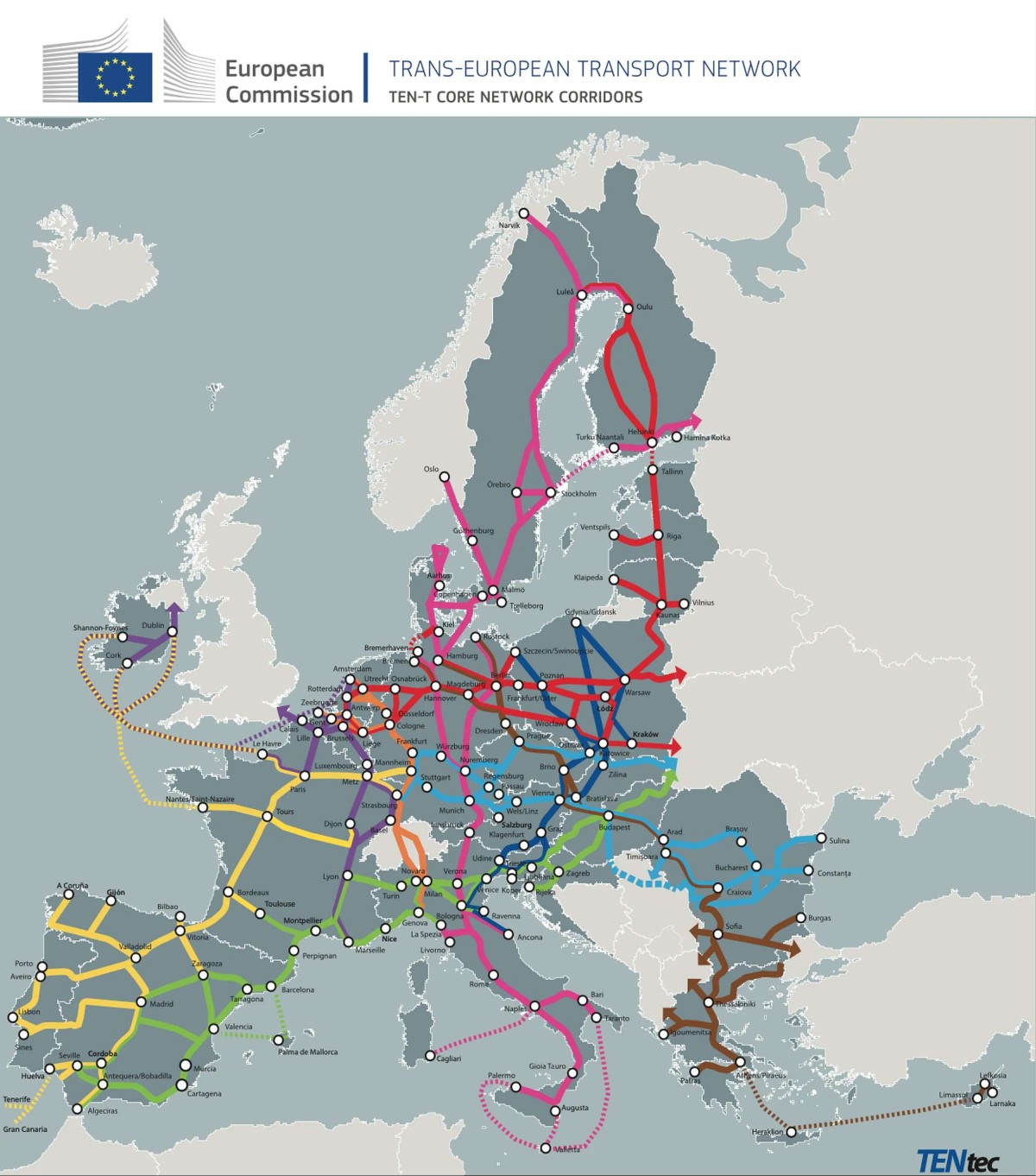 EU adopts law to cover core road network in fast chargers at every 60km from 2025