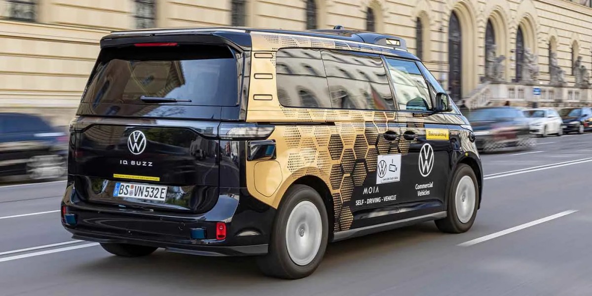 Autonomous ID.Buzz taking to the road in Munich, Germany