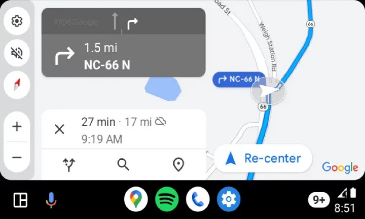 Google Maps aplicación para Android Auto