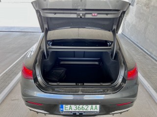 The trunk is big, but usability is limited.