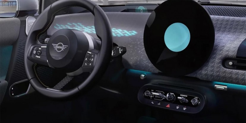 Mini Cooper EV to come with a huge circular OLED screen, new ...