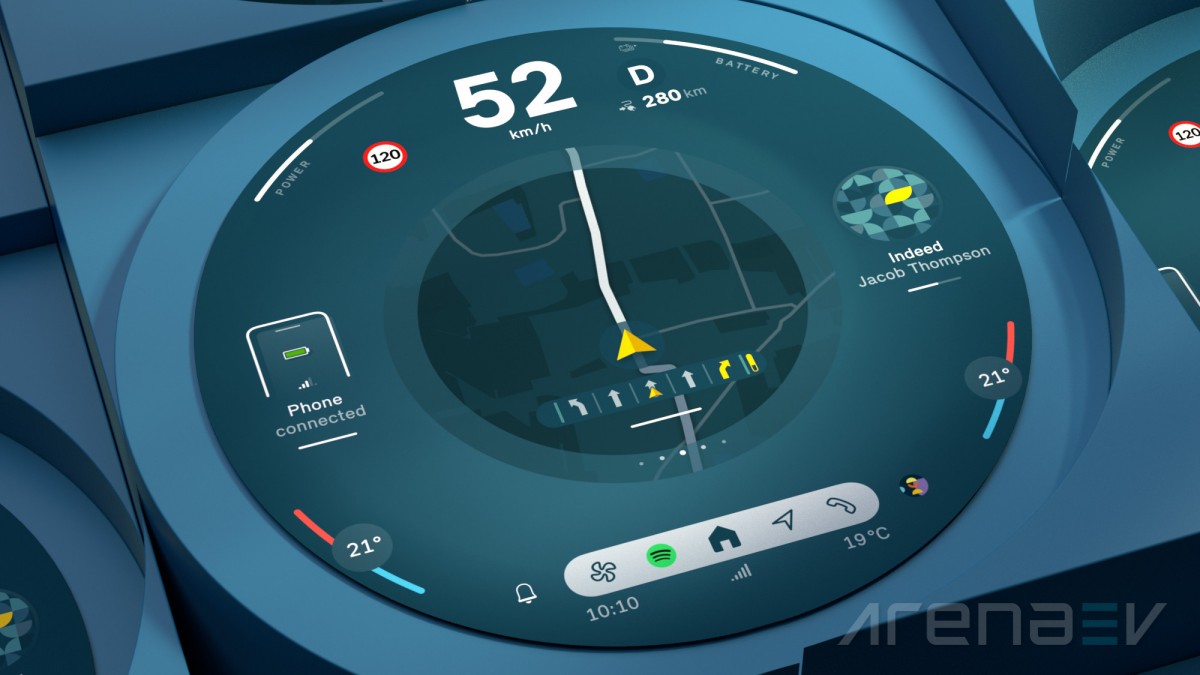 Mini Cooper EV to come with a huge circular OLED screen, new infotainment -  ArenaEV