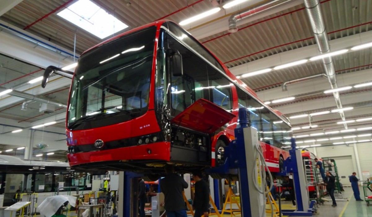 BYD makers buses and trucks as well