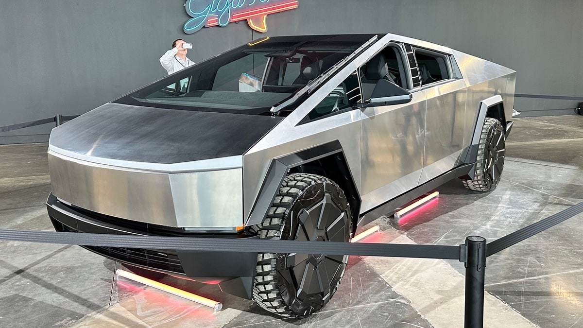 Tesla Cybertruck's stealthy new aero wheels spotted - adding style or saving miles?