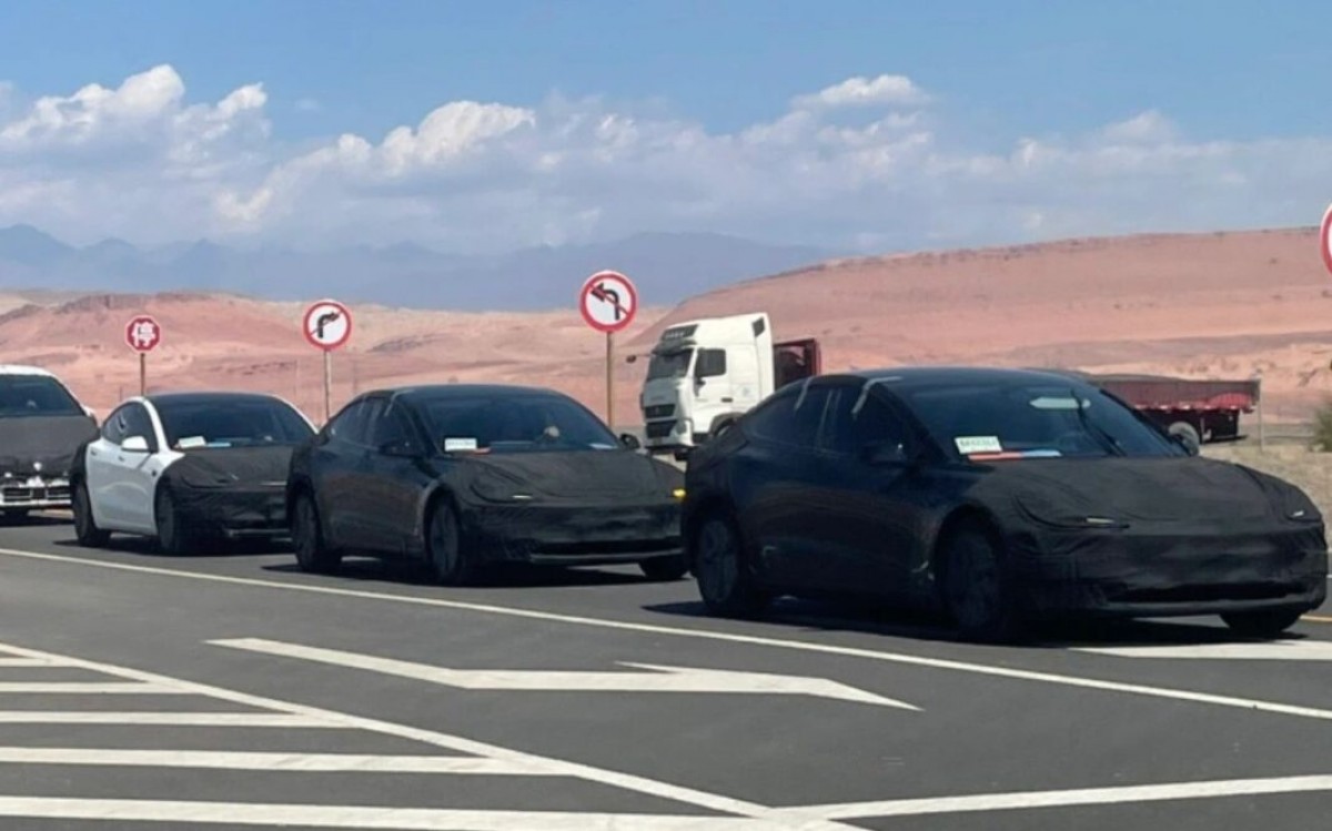 Tesla Model 3 Highland Project spotted testing in China - ArenaEV