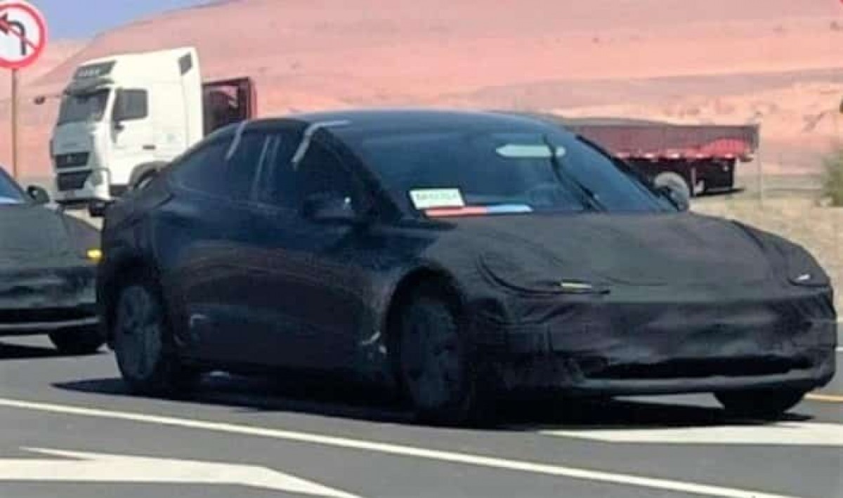 Tesla Model 3 Highland Project spotted testing in China