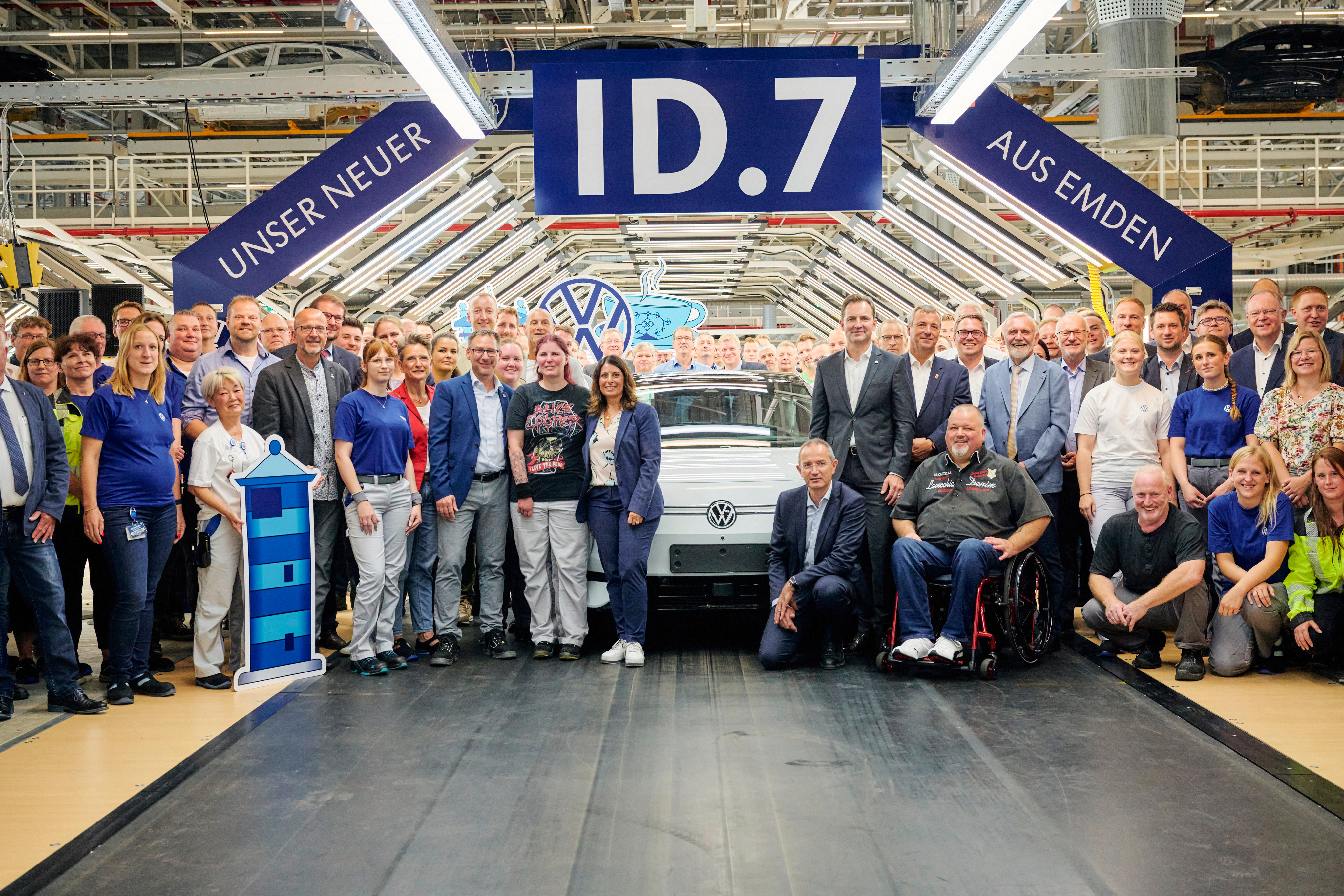 Volkswagen начинает производство ID.7, книга заказов откроется в конце этого месяца в Германии