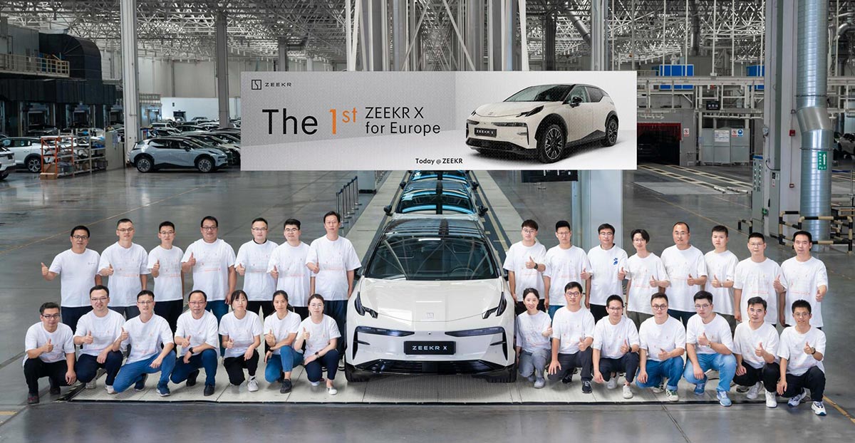 1st batch of Zeekr X electric SUVs makes its way to Europe