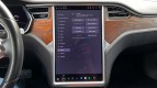 The center display screen controls the majority of options of the Model S.