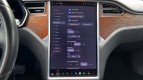 The center display screen controls the majority of options of the Model S.