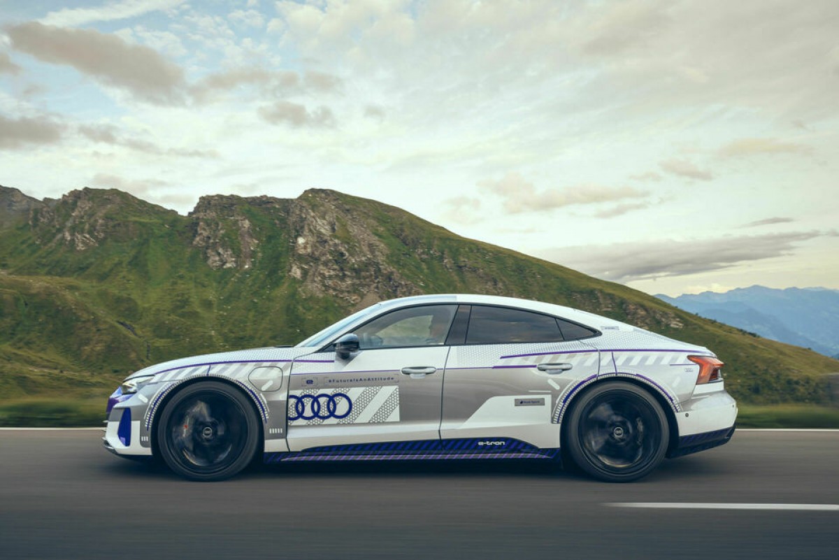 Audi RS e-tron GT Ice Race celebrates 40 years of Audi Sport GmbH