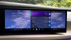 iDrive8 controls most of the vehicle's settings.