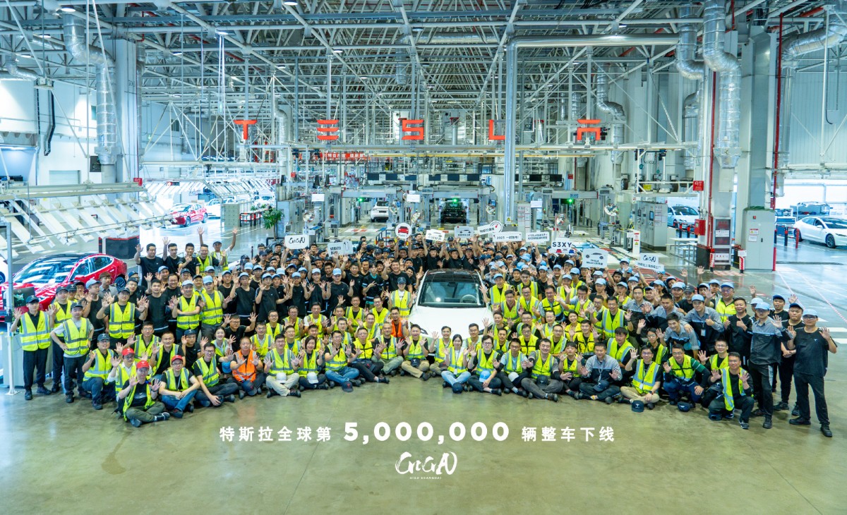 Tesla reaches 5 million electric vehicles milestone