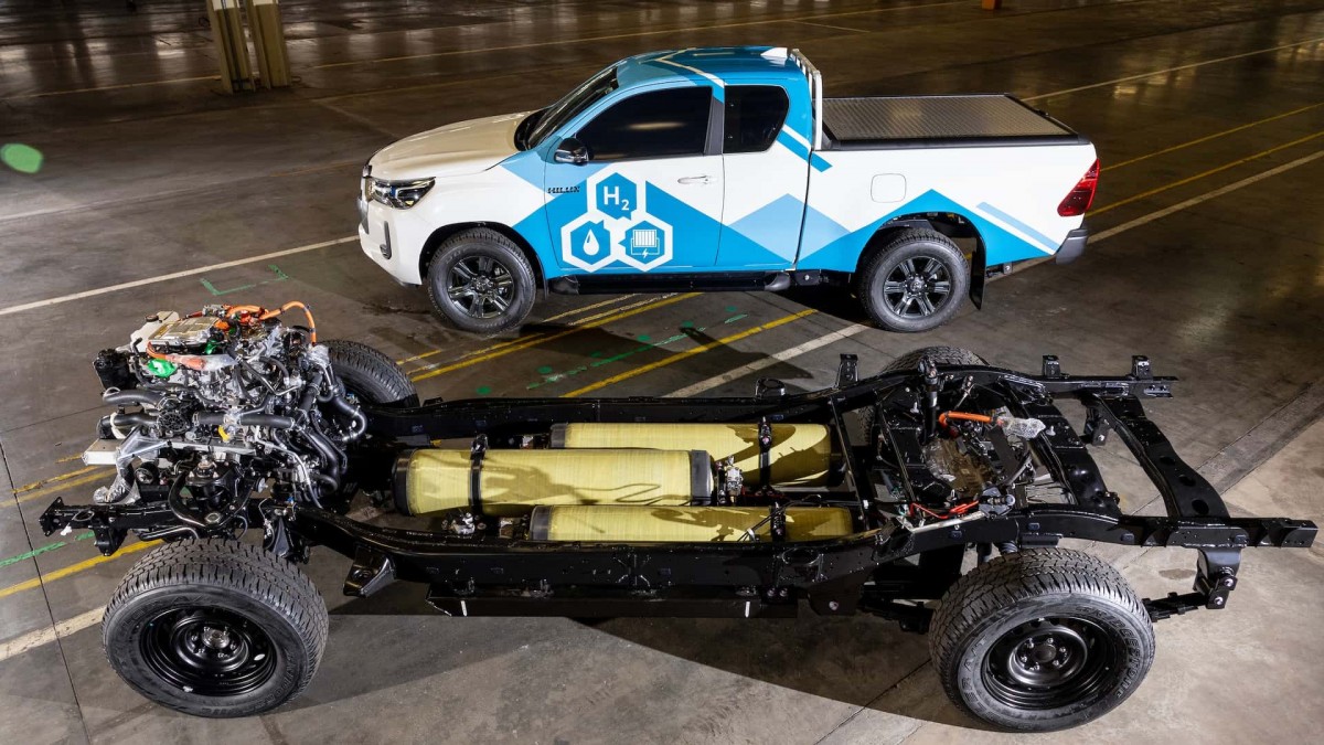 Toyota claims its hydrogen-fueled Hilux is a leap towards a cleaner tomorrow