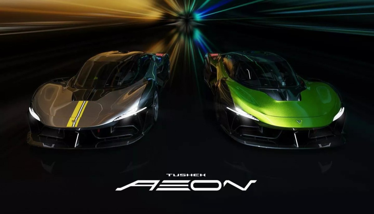 Tushek Aeon is a 2,500 hp electric hypercar from Slovenia