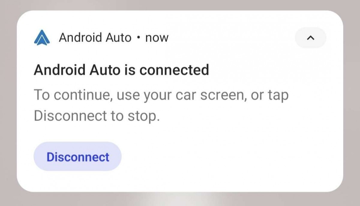 Android Auto testing a disconnect button for your phone