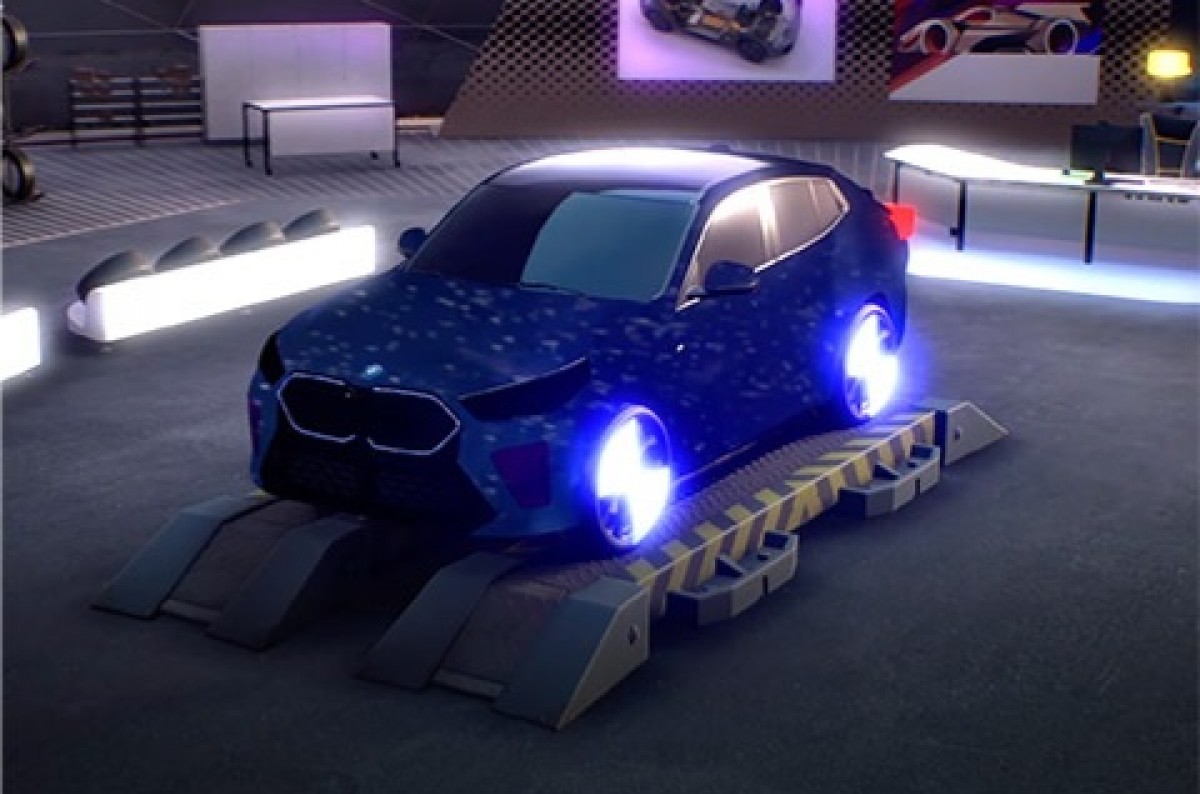 BMW iX2 in Fortnite