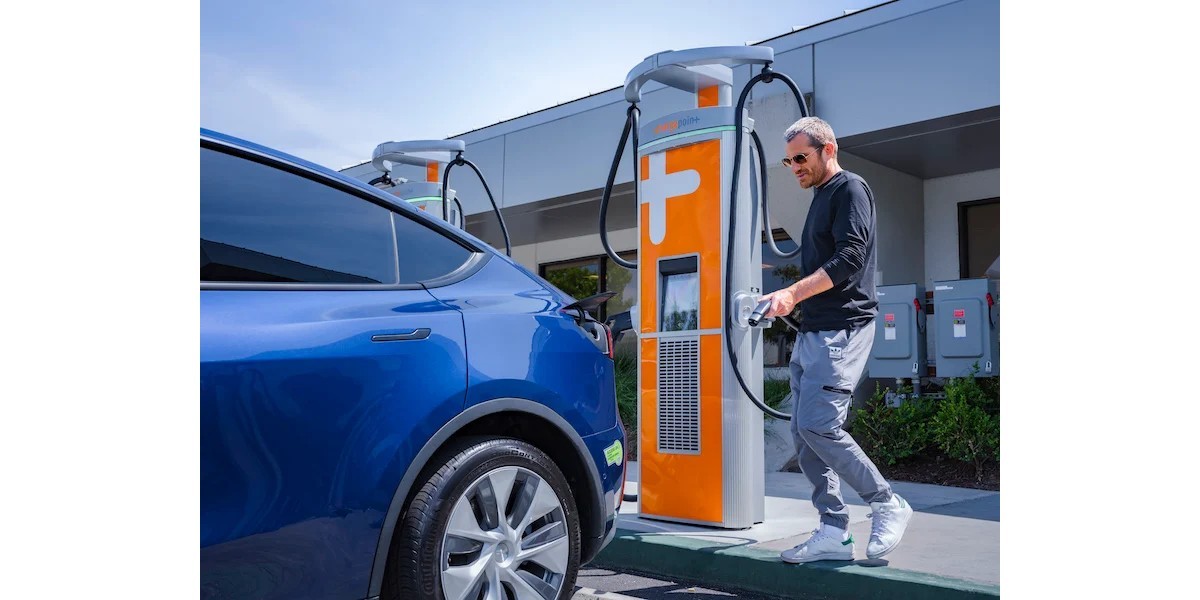 Chargepoint charging deals station tesla