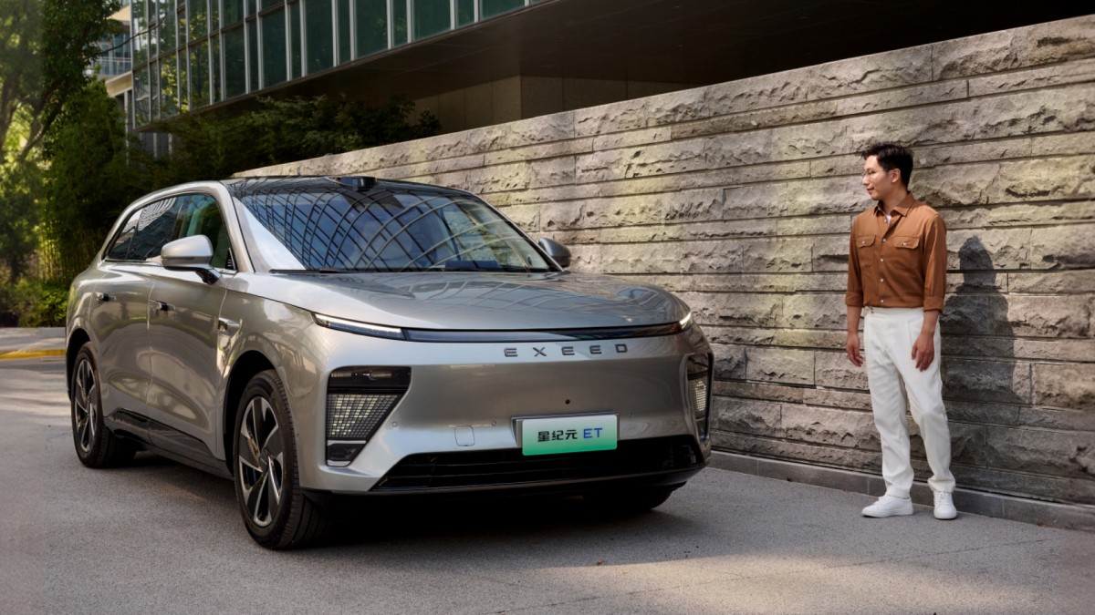 Chery’s first SUV from new EV family Exeed Exlantix ET goes into production