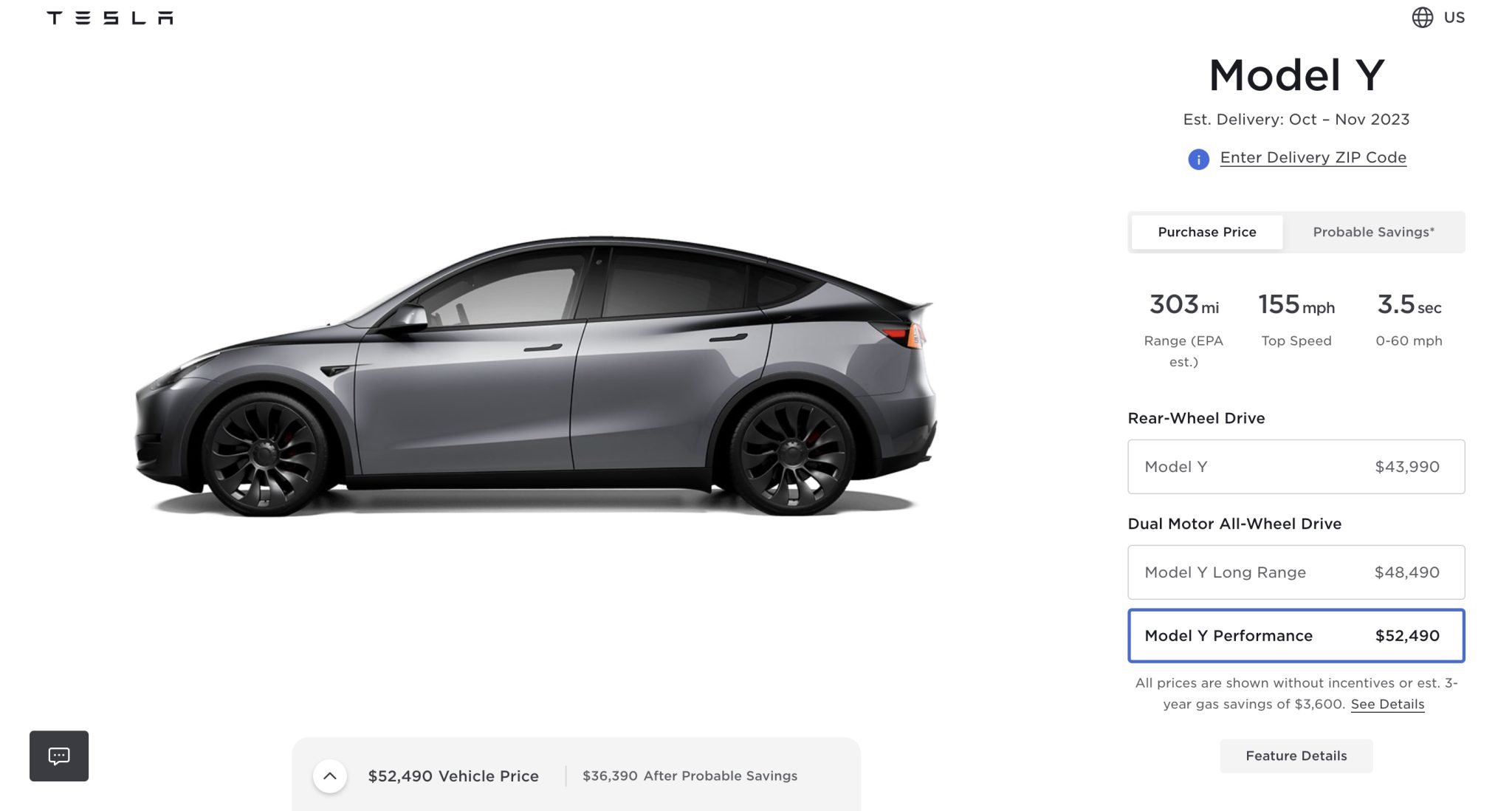 После невыполнения целевых показателей продаж Tesla снижает цены на Model 3 и Model Y в США.