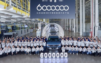 BYD celebrates 6 millionth electrified car rolling off assembly