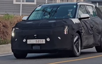 Kia's compact EV3 electric SUV spotted in South Korea