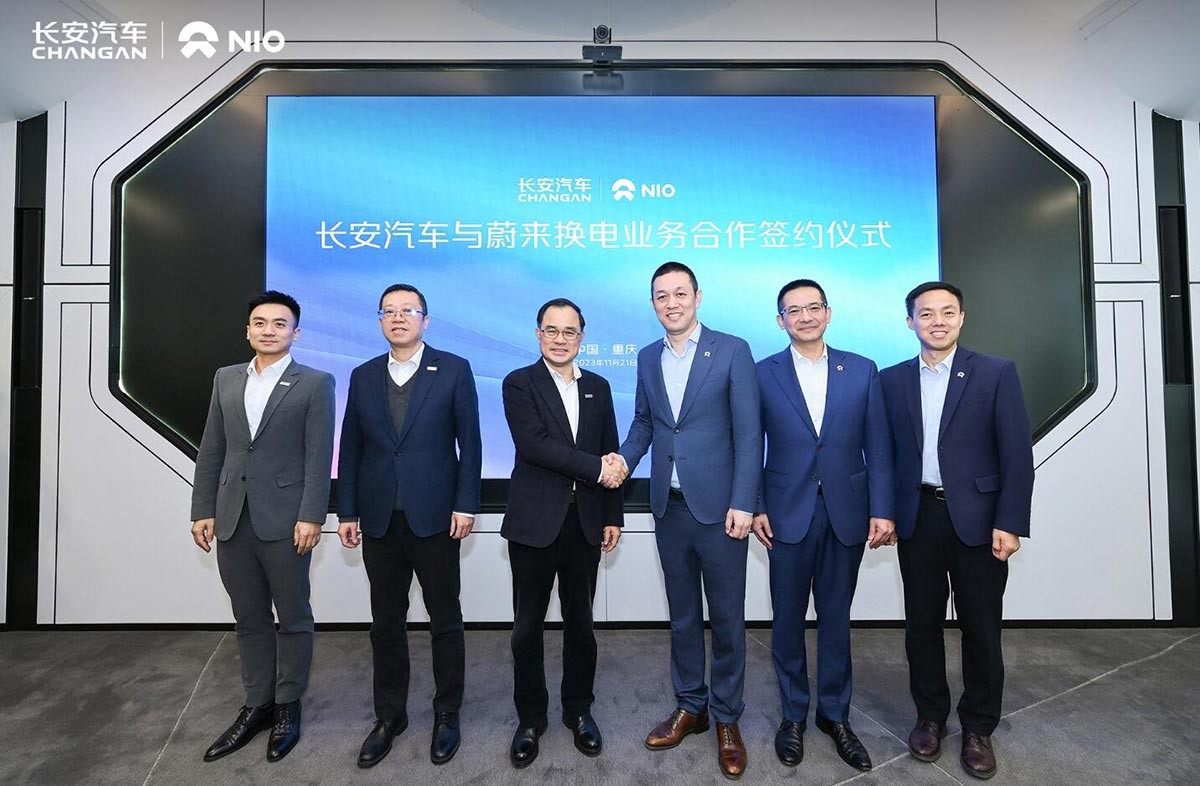 Nio partners with Changan for battery swap network sharing