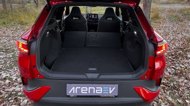 With the seats folded, you reveal much more cargo space.