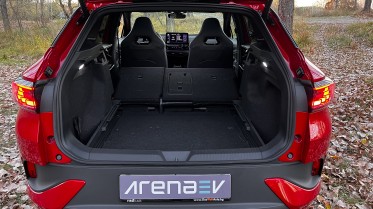 With the seats folded, you reveal much more cargo space.