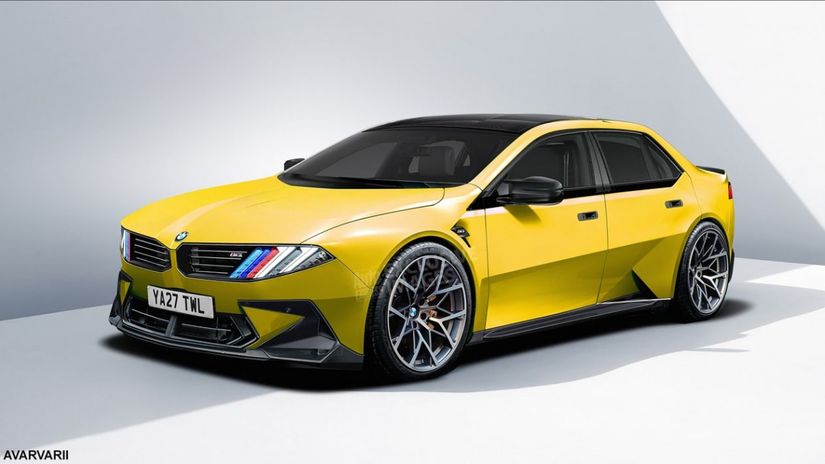 Artist's impression of what electric M3 could look like