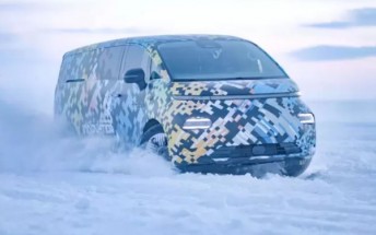 Geely's LEVC L380 electric MPV spotted winter testing in China