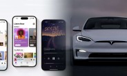 Tesla adds Apple Podcasts in Holiday Update 2023