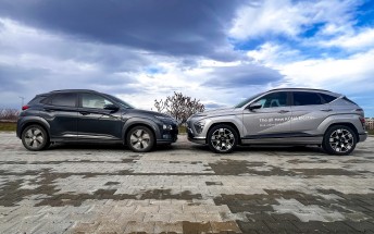 Hyundai Kona 2024 vs Hyundai Kona 2019 range test